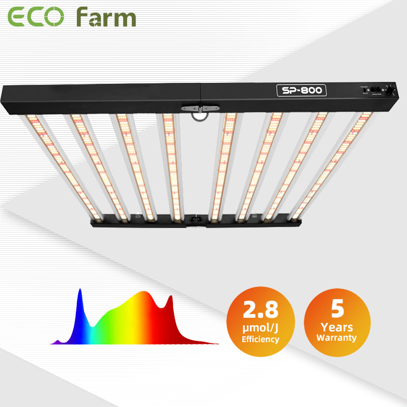 ECO Farm DBL5000 Full Spectrum LED Grow Light 480W for 4x4ft grow tent 