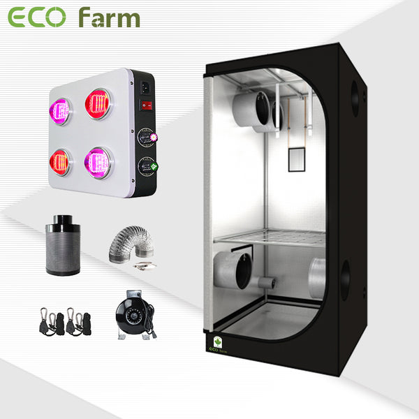 Eco Farm 3'*3' 400W LED Indoor Grow Package for 2 Plants for Sale 