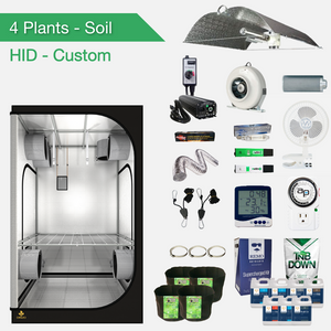 HID (HPS/MH) Soil Complete Grow Kits for 4 Plants