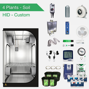 HID (HPS/MH) Soil Complete Grow Kits for 4 Plants