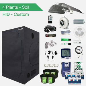 HID (HPS/MH) Soil Complete Grow Kits for 4 Plants