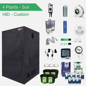 HID (HPS/MH) Soil Complete Grow Kits for 4 Plants