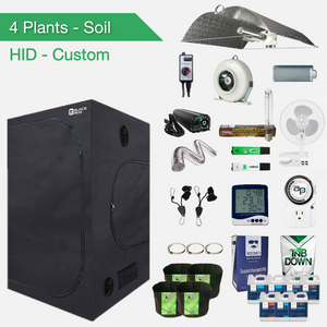 HID (HPS/MH) Soil Complete Grow Kits for 4 Plants