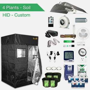 HID (HPS/MH) Soil Complete Grow Kits for 4 Plants