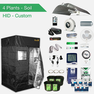 HID (HPS/MH) Soil Complete Grow Kits for 4 Plants