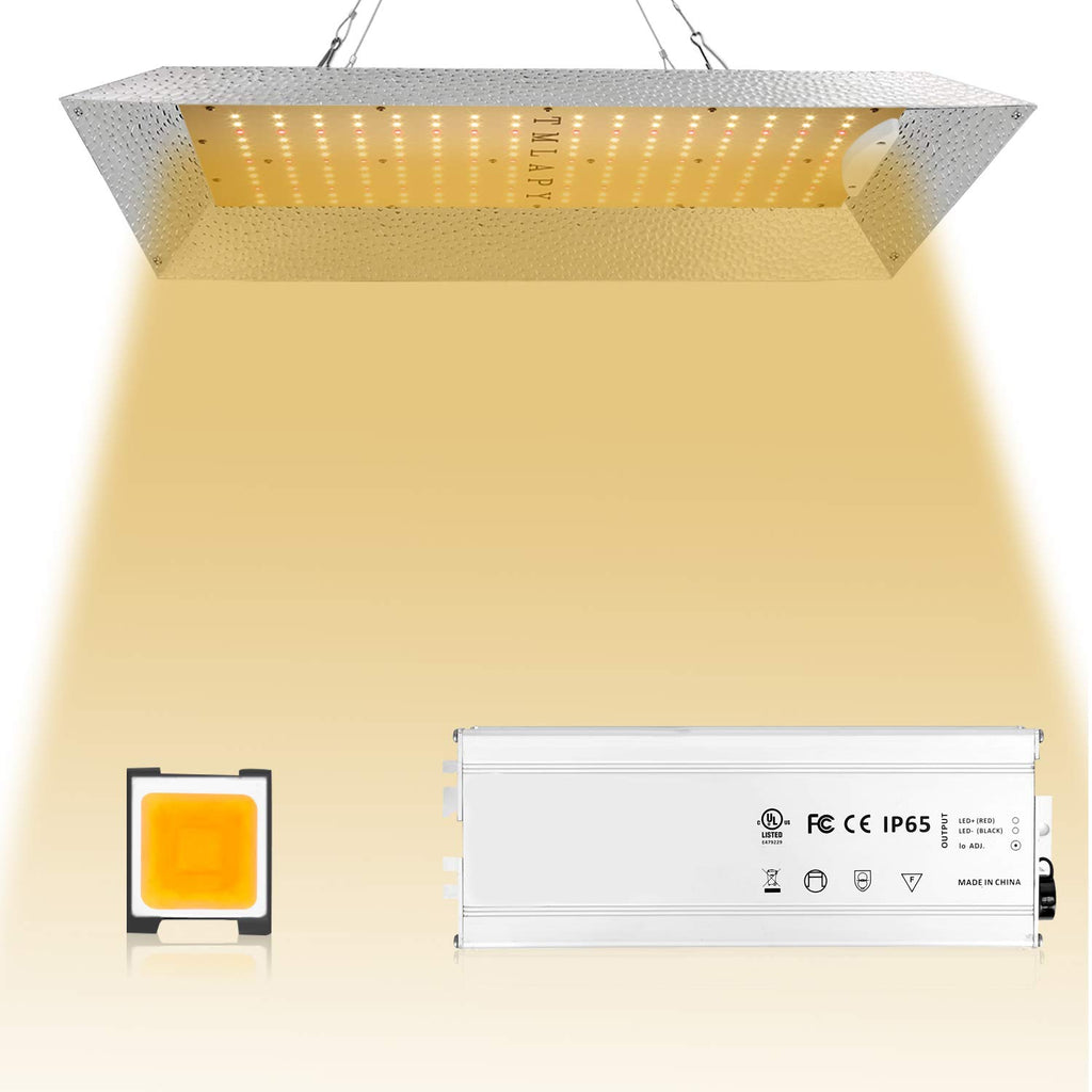 Tmlapy 1000W Full Spectrum LED Grow Light GrowPackage