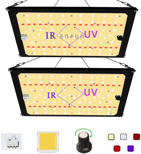 EnFun Updated FS 2000 Full Spectrum LED Grow Light 4x4ft for