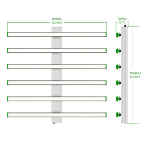 GROPLANNER  LED GROW LIGHT 640W- GROPLANNER I SERIES