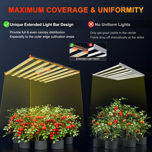 Spider Farmer SE7000 730W Full Spectrum LED Grow Light for Indoor Plants