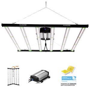 Flexstar Foldable 645W  Dimmable Led Grow Light for Indoor Plants