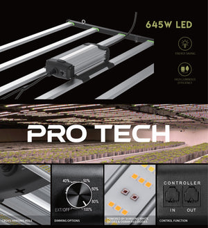 PRO TECH 645W LED Grow Light