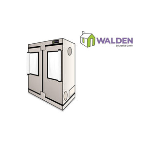 Active Grow Walden White Grow Tent 2' x 4' with 4″ Ventilation Kit